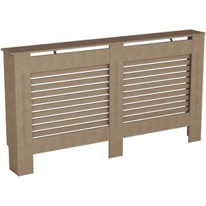 Home Discount - Milton Radiator Cover mdf Modern Cabinet Slatted Grill, Unfinished, Large Home Discount - Milton Radiator Cover mdf Modern Cabinet Slatted Grill, Unfinished, Large