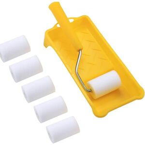 BEIJIYI Mini Foam Roller for Painting, 65cm Small Foam Roller, Foam Roller Cover + Foam Roller Frame + Small Paint Tray BEIJIYI Mini Foam Roller for Painting, 65cm Small Foam Roller, Foam Roller Cover + Foam Roller Frame + Small Paint Tray
