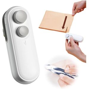 COOCHEER Mini Plastic Bag Sealer, Portable Bag Sealer 2 in 1 Heat Sealer with Cutter Cuts and Seals Plastic Bags, Suitable for Kitchen Food for French Fries COOCHEER Mini Plastic Bag Sealer, Portable Bag Sealer 2 in 1 Heat Sealer with Cutter Cuts and Seals Plastic Bags, Suitable for Kitchen Food for French Fries
