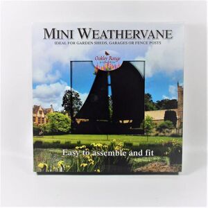 Oakley Mini Yacht Weathervane - Steel - L38 x W38 x H52 cm - Black Oakley Mini Yacht Weathervane - Steel - L38 x W38 x H52 cm - Black