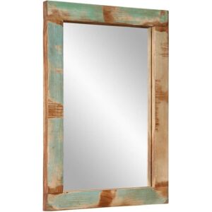 Mirror 70x50 cm Solid Wood Reclaimed and Glass vidaXL Mirror 70x50 cm Solid Wood Reclaimed and Glass vidaXL