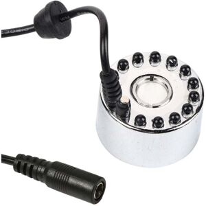 YMYNY Mist Maker, Changing Ultrasonic Mist Maker Water Fountain Pond Atomizer Air Humidifier 12 LED 24V Color(Three-Color Gradient Atomizer+EU) Mist Maker YMYNY Mist Maker, Changing Ultrasonic Mist Maker Water Fountain Pond Atomizer Air Humidifier 12 LED 24V Color(Three-Color Gradient Atomizer+EU) Mist Maker