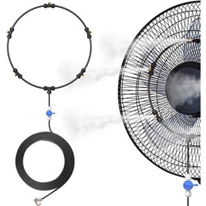 Coocheer - Misting System 16.4 Feet Long Misting Kit Water Cooling System with Mist Nozzles&Valve Misting System for Cooling Patio Garden, Coocheer - Misting System 16.4 Feet Long Misting Kit Water Cooling System with Mist Nozzles&Valve Misting System for Cooling Patio Garden,