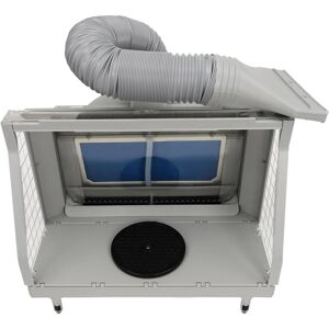 CNCEST Model Spray Painting Workbench, Airbrush Toy Model Parts Spray Booth Hose Kit, Paint Craft Odor Extractory Hobby Spray Booth Portable Turn Table CNCEST Model Spray Painting Workbench, Airbrush Toy Model Parts Spray Booth Hose Kit, Paint Craft Odor Extractory Hobby Spray Booth Portable Turn Table