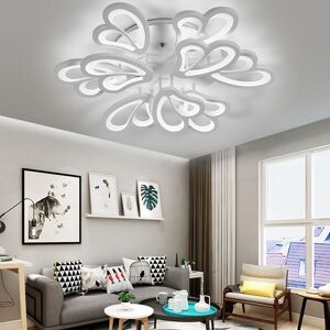 Livingandhome - Modern Flower Shape led Chandelier Ceiling Light , 9 Head Cool White Livingandhome - Modern Flower Shape led Chandelier Ceiling Light , 9 Head Cool White