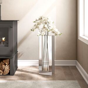 Shyfoy - Modern Glam Mirrored Geometric Floor Vase - Tall Decorative Vase for Living Room & Entryway Dry Flower Display Shyfoy - Modern Glam Mirrored Geometric Floor Vase - Tall Decorative Vase for Living Room & Entryway Dry Flower Display