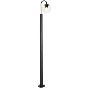 QAZQA Black Modern Outdoor Lantern - 200cm, IP44, E27 QAZQA Black Modern Outdoor Lantern - 200cm, IP44, E27