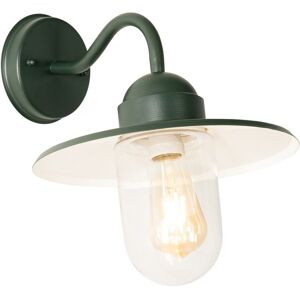 QAZQA Modern outdoor wall lamp dark green IP44 - Kansas QAZQA Modern outdoor wall lamp dark green IP44 - Kansas
