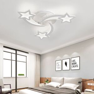 LIVINGANDHOME Modern Star led Chandelier Ceiling Light , 3 Head Cool White LIVINGANDHOME Modern Star led Chandelier Ceiling Light , 3 Head Cool White