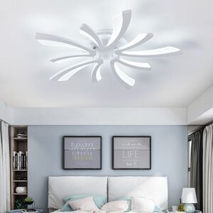 LIVINGANDHOME Modern v Shape led Chandelier Ceiling Light,5 Head Cool White LIVINGANDHOME Modern v Shape led Chandelier Ceiling Light,5 Head Cool White