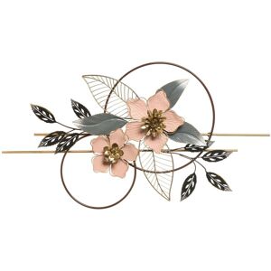 BELIANI Wall Decor Flower BERKELIUM Metal 93 cm Multicolour BELIANI Wall Decor Flower BERKELIUM Metal 93 cm Multicolour