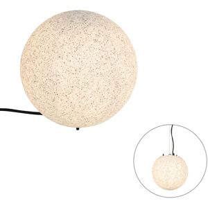 QAZQA Modern Outdoor Lamp Grey 25 cm IP65 - Nura QAZQA Modern Outdoor Lamp Grey 25 cm IP65 - Nura