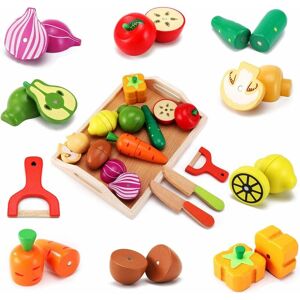 HÉLOISE Montessori Wooden Toy Wooden Kitchen Food for Kids - Food Wood Fruit and Vegetable Toys, Kids Toys Gift HÉLOISE Montessori Wooden Toy Wooden Kitchen Food for Kids - Food Wood Fruit and Vegetable Toys, Kids Toys Gift