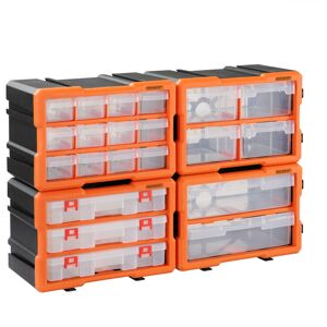 Monzana - Transparent Storage Organiser Stackable Small Parts Case Plastic Tool Box Removable diy Multi Drawer Perfect for Screws Nails & Bolts 72 Monzana - Transparent Storage Organiser Stackable Small Parts Case Plastic Tool Box Removable diy Multi Drawer Perfect for Screws Nails & Bolts 72