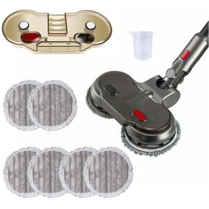 Tonchean - Mop Attachment for Dyson V11 V10 V15 V8 V7 Vacuum Cleaner, Mop Attachment for Dyson with Water Tank, led Light, 6 Washable Mops Tonchean - Mop Attachment for Dyson V11 V10 V15 V8 V7 Vacuum Cleaner, Mop Attachment for Dyson with Water Tank, led Light, 6 Washable Mops