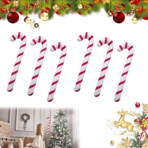 ANPVIZ More Christmas Decorations, 6-Pack 87 cm Inflatable Candy Canes, American Christmas Decoration, Walking Aid, Big Grinch Inflatable Christmas ANPVIZ More Christmas Decorations, 6-Pack 87 cm Inflatable Candy Canes, American Christmas Decoration, Walking Aid, Big Grinch Inflatable Christmas
