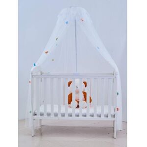 Héloise - Mosquito Net for Crib Newborn Crib Child Canopy Polyester Mosquito Net Covers the Whole Crib Anti-Mosquito Dust with Bracket Fixing (white Héloise - Mosquito Net for Crib Newborn Crib Child Canopy Polyester Mosquito Net Covers the Whole Crib Anti-Mosquito Dust with Bracket Fixing (white