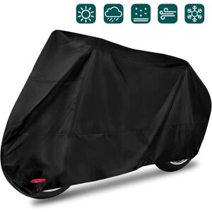 IKODM Motorcycle Cover UV Protection Waterproof Windproof Rain Snow Dustproof Outdoor XXL 245x105x125cm Black - RWAuto and motorcycle / Motorcycles, IKODM Motorcycle Cover UV Protection Waterproof Windproof Rain Snow Dustproof Outdoor XXL 245x105x125cm Black - RWAuto and motorcycle / Motorcycles,