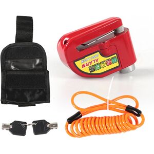 Tinor - Motorcycle Disc Lock with Alarm, 110dB Motorcycle Disc Lock for Motorcycles, Bicycles and Scooters (Deluxe Pack Red) Tinor - Motorcycle Disc Lock with Alarm, 110dB Motorcycle Disc Lock for Motorcycles, Bicycles and Scooters (Deluxe Pack Red)