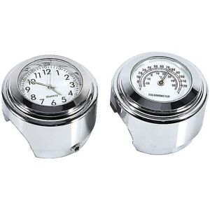 Neige - Motorcycle Handlebar Watch, 7/8 Waterproof Digital Motorcycle Handlebar Clock and Temperature Thermometer White Neige - Motorcycle Handlebar Watch, 7/8 Waterproof Digital Motorcycle Handlebar Clock and Temperature Thermometer White