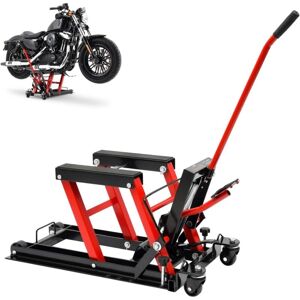 Cncest - Motorcycle Lift, Hydraulic Motorcycle Lift, Maximum Load 680 kg, Rubberised Carrying Surfaces, Easy Use, Mounting Stand, Folding Lifting Cncest - Motorcycle Lift, Hydraulic Motorcycle Lift, Maximum Load 680 kg, Rubberised Carrying Surfaces, Easy Use, Mounting Stand, Folding Lifting