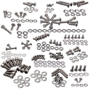 BFO Complete Stainless Hex Bolt Kit Small Block For Chevy Sbc 305 307 327 350 BFO Complete Stainless Hex Bolt Kit Small Block For Chevy Sbc 305 307 327 350