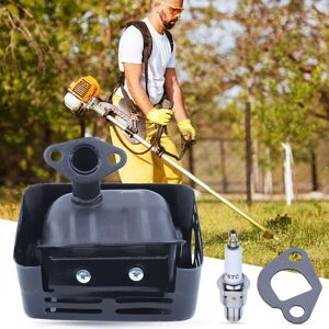 Coavas - Muffler Exhaust Assembly with Exhaust Pipe for Honda GX160 GX200 5.5hp 6.5hp Engine Replacement Parts for 18300-ZE1-900 Garden Power Tools Coavas - Muffler Exhaust Assembly with Exhaust Pipe for Honda GX160 GX200 5.5hp 6.5hp Engine Replacement Parts for 18300-ZE1-900 Garden Power Tools