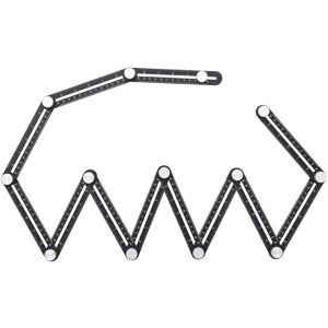 TINOR Multi-Angle Measuring Ruler, 12-Sided Protractor Tool Improve Template Measuring Tool Aluminum Alloy Universal Opening Locator for diy Builders TINOR Multi-Angle Measuring Ruler, 12-Sided Protractor Tool Improve Template Measuring Tool Aluminum Alloy Universal Opening Locator for diy Builders