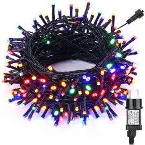 BEIJIYI Multicolor Outdoor Christmas Garland, 110ft 300 LED Indoor Christmas Tree Lights, 8 Modes Waterproof for Christmas Trees, Bedroom, Garden, Patio BEIJIYI Multicolor Outdoor Christmas Garland, 110ft 300 LED Indoor Christmas Tree Lights, 8 Modes Waterproof for Christmas Trees, Bedroom, Garden, Patio