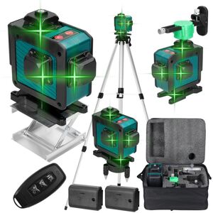 Gotrays - Multifunctional 16 Lines Laser Level 3° Self-Leveling Function Omnidirectional Floor Sticker Line with 1.5m Height Adjustable Tripod Gotrays - Multifunctional 16 Lines Laser Level 3° Self-Leveling Function Omnidirectional Floor Sticker Line with 1.5m Height Adjustable Tripod