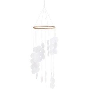 Tlily - Natural Shell Wind Chimes Dream Catcher Craft Outdoor Yard Decoration Bedroom Living Room Hanging Pendant-White Tlily - Natural Shell Wind Chimes Dream Catcher Craft Outdoor Yard Decoration Bedroom Living Room Hanging Pendant-White