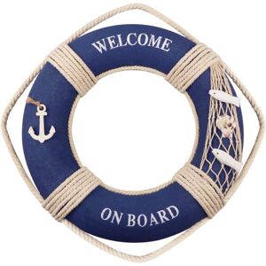 Tonchean - Nautical Lifebuoy Decoration Lifebuoy Wall Hanging Lifebuoy Decor Home Door Wall Hanging Decor Beach Theme Home Decoration(Dark Blue) Tonchean - Nautical Lifebuoy Decoration Lifebuoy Wall Hanging Lifebuoy Decor Home Door Wall Hanging Decor Beach Theme Home Decoration(Dark Blue)