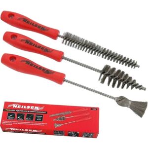 Neilsen Diesel Injector Bore Sleeve Cleaning Kit Set Cleaning Brush Brushes 3pc Neilsen Diesel Injector Bore Sleeve Cleaning Kit Set Cleaning Brush Brushes 3pc