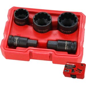 Neilsen Hub Impact Socket & Bit For Vag Vehicles 12 Point Set 1/2" Drive Neilsen Hub Impact Socket & Bit For Vag Vehicles 12 Point Set 1/2" Drive