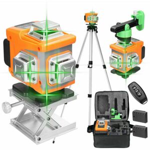 Trimec - Niveau laser multifonctionnel à 16 lignes 3 ḟ Fonction d'auto-nivellement Outil de nivellement Autocollant mural au sol omnidirectionnel Trimec - Niveau laser multifonctionnel à 16 lignes 3 ḟ Fonction d'auto-nivellement Outil de nivellement Autocollant mural au sol omnidirectionnel