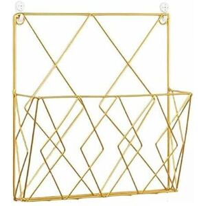 Serbia - or) Porte-revue mural multifonctionnel en métal pour ranger vos magazines ou journaux Serbia - or) Porte-revue mural multifonctionnel en métal pour ranger vos magazines ou journaux