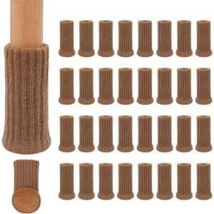 YMYNY Non-Slip Knitted Chair Leg Socks, Fits 1-2 Inch Thick Chair Legs, Prevent Scratches and Reduce Noise, for Easy Movement, 24-Pack - Taupe mumu YMYNY Non-Slip Knitted Chair Leg Socks, Fits 1-2 Inch Thick Chair Legs, Prevent Scratches and Reduce Noise, for Easy Movement, 24-Pack - Taupe mumu