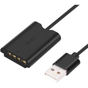 Tlily - NP-BX1 Dummy Battery with usb-a Power Adapter dc Coupler for ZV-1 RX100 M7 M6 M5 RX1R HX50 HX90 HX300 HX400 Camera Tlily - NP-BX1 Dummy Battery with usb-a Power Adapter dc Coupler for ZV-1 RX100 M7 M6 M5 RX1R HX50 HX90 HX300 HX400 Camera