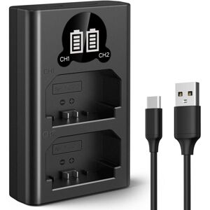 COOCHEER NP-FZ100 Dual Slot Battery Charger with LCD Display, Micro USB and Type-C for Sony FX30, Alpha A7 III, A7R III (A7R3), A9, A6600, A7R IV and Alpha A9 COOCHEER NP-FZ100 Dual Slot Battery Charger with LCD Display, Micro USB and Type-C for Sony FX30, Alpha A7 III, A7R III (A7R3), A9, A6600, A7R IV and Alpha A9