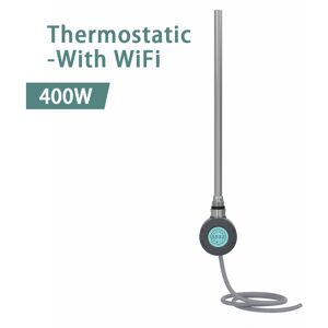 NRG - Smart WiFi Thermostatic Electric Heating Element for Heated Towel Rail Radiator 400W Anthracite NRG - Smart WiFi Thermostatic Electric Heating Element for Heated Towel Rail Radiator 400W Anthracite