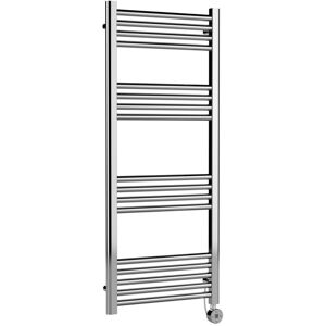 Nuie - 1200mm x 500mm Chrome Electric Round Ladder Rail - MTY360 Nuie - 1200mm x 500mm Chrome Electric Round Ladder Rail - MTY360