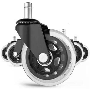 Mumu - Office chair castors for 1-KEA – 10 x 22 mm office chair castors – Quiet castors for 360° swivel chair – Quiet office chair castors Mumu - Office chair castors for 1-KEA – 10 x 22 mm office chair castors – Quiet castors for 360° swivel chair – Quiet office chair castors