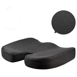 SERBIA Coussin Chaise Bureau - Coussin Ergonomique et Orthopédique en Mousse à Mémoire de Forme – Noir, Large SERBIA Coussin Chaise Bureau - Coussin Ergonomique et Orthopédique en Mousse à Mémoire de Forme – Noir, Large