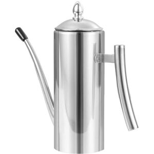 Groofoo - Oil Dispenser 304 Stainless Steel Leakage Proof Dustproof Long Nozzle Oil Bottle for Kitchen Soy Sauce Vinegar 700ml Groofoo - Oil Dispenser 304 Stainless Steel Leakage Proof Dustproof Long Nozzle Oil Bottle for Kitchen Soy Sauce Vinegar 700ml