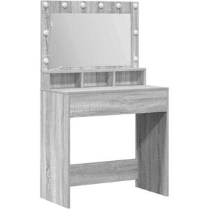 Vidaxl - Dressing Table Grey sonoma 79 x 41 x 135 cm Engineered wood Vidaxl - Dressing Table Grey sonoma 79 x 41 x 135 cm Engineered wood