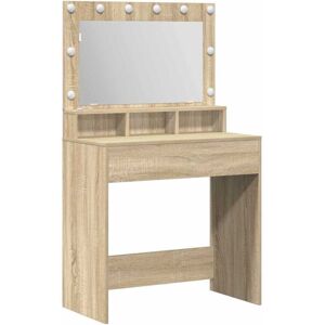 Vidaxl - Dressing Table Sonoma oak 79 x 41 x 135 cm Engineered wood Vidaxl - Dressing Table Sonoma oak 79 x 41 x 135 cm Engineered wood