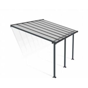 PALRAM Patio Cover Olympia 3 x 4.25 Clear - Polycarbonate - L425 x W300 x H305 cm - Grey PALRAM Patio Cover Olympia 3 x 4.25 Clear - Polycarbonate - L425 x W300 x H305 cm - Grey