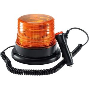 WOIYIC Orange LED Beacon, Magnetic Flashing Warning Light for Vehicle with Cigarette Lighter Plug 12V-80V- WOIYIC Orange LED Beacon, Magnetic Flashing Warning Light for Vehicle with Cigarette Lighter Plug 12V-80V-