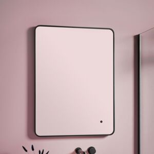 Orbit - Alfie Soft Edge led Bathroom Mirror 700mm h x 500mm w - Black Orbit - Alfie Soft Edge led Bathroom Mirror 700mm h x 500mm w - Black
