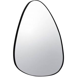 SWEEEK Organic metal mirror, Harvey, Black, 64x3x45.5 cm SWEEEK Organic metal mirror, Harvey, Black, 64x3x45.5 cm